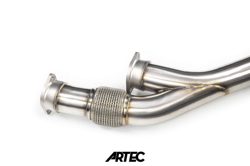 Nissan RB26DETT Twin 3.5" Stock Frame Front Pipe