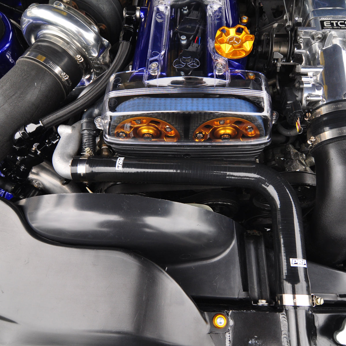 Cooling Pro Silicone Radiator Hose Kit (Black) Fits Toyota Supra JZA80 – Just Jap