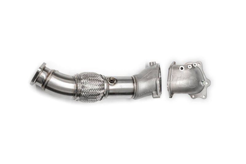 Mitsubishi Evo 10 4B11T 3.5" Cast Dump / Front Pipe - 2-Bolt