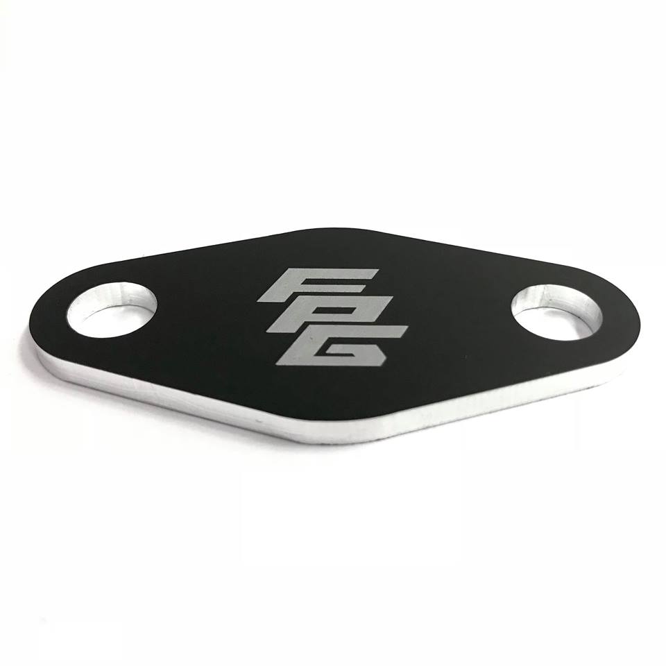 メダール・ド・ノーブラ　フィジー　プレート FPG RB26 Rear Turbo Drain Block off Plate FPG-025 — Platinum