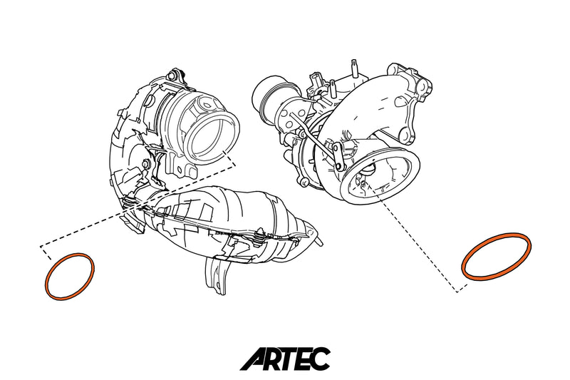 ARTEC Turbo Outlet Gasket for Toyota G16E-GTS