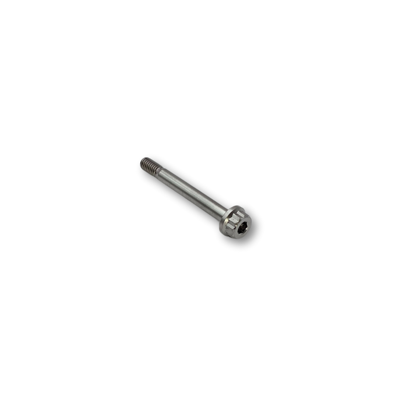 M6x52.5 P1.0 Flange Titanium Bolt 12 Point - 10 A/F - 41.5mm Shank