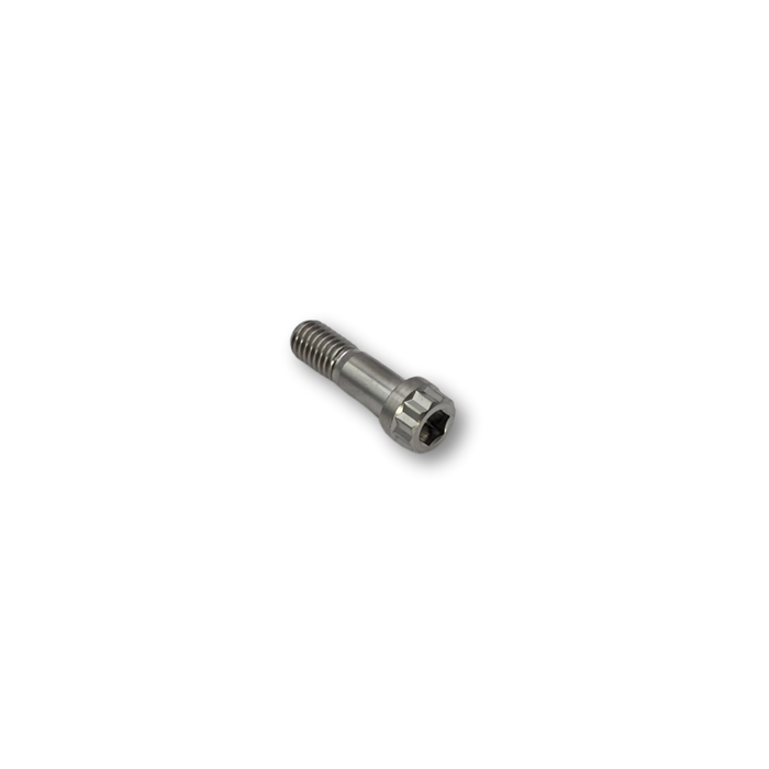 M8x25.5 P1.25 Flange Titanium Bolt 12 Point - 10 A/F - 13.5mm Shank