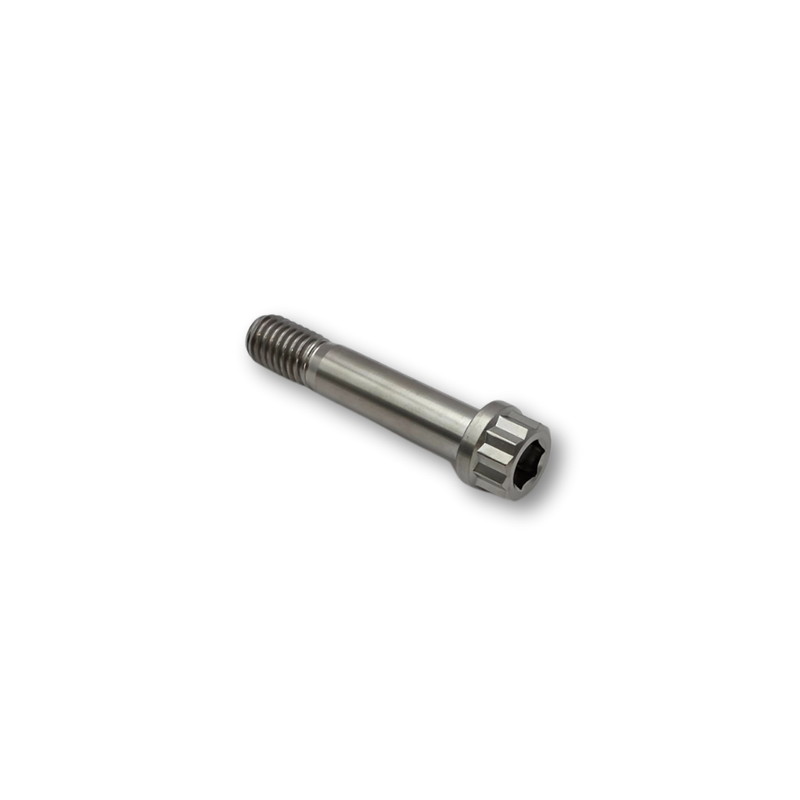M10x50 P1.50 Flange Titanium Bolt 12 Point - 13 A/F - 36mm Shank