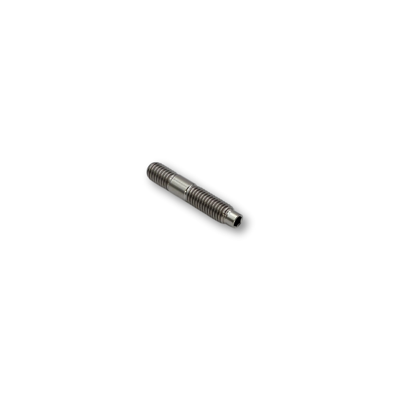 M8x48 P1.25 Double Ended Titanium Stud - 4mm A/F Internal Hex