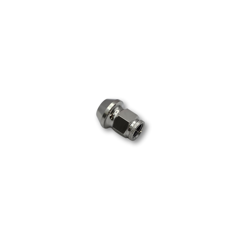 M12×1.25 Wheel Titanium Nut 6 Point - 17 A/F - Wheel Titanium Nut Design