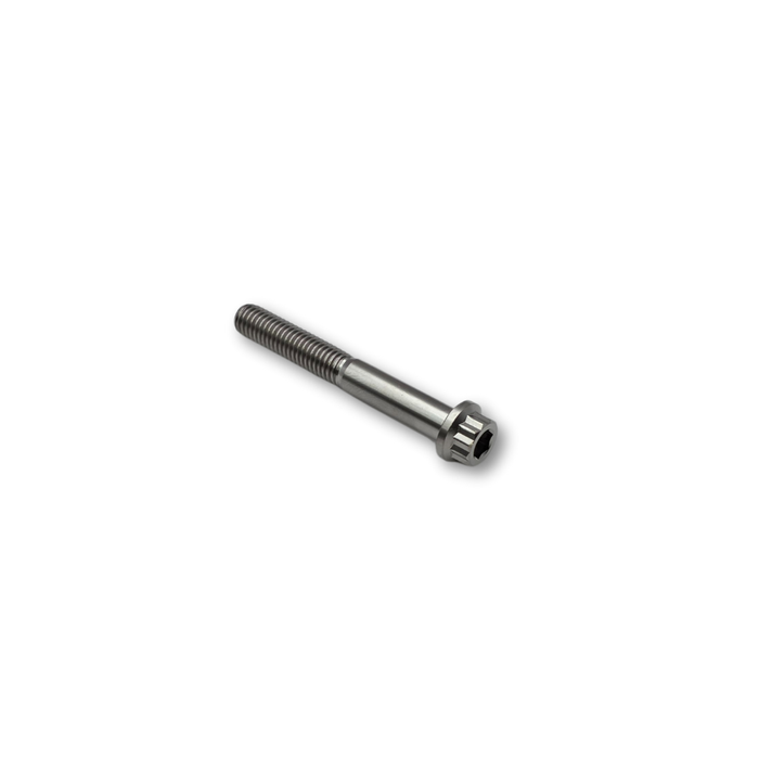 M8 x 60mm P1.25 Flanged Titanium Bolt 12 point - 10 A/F 30mm Shank