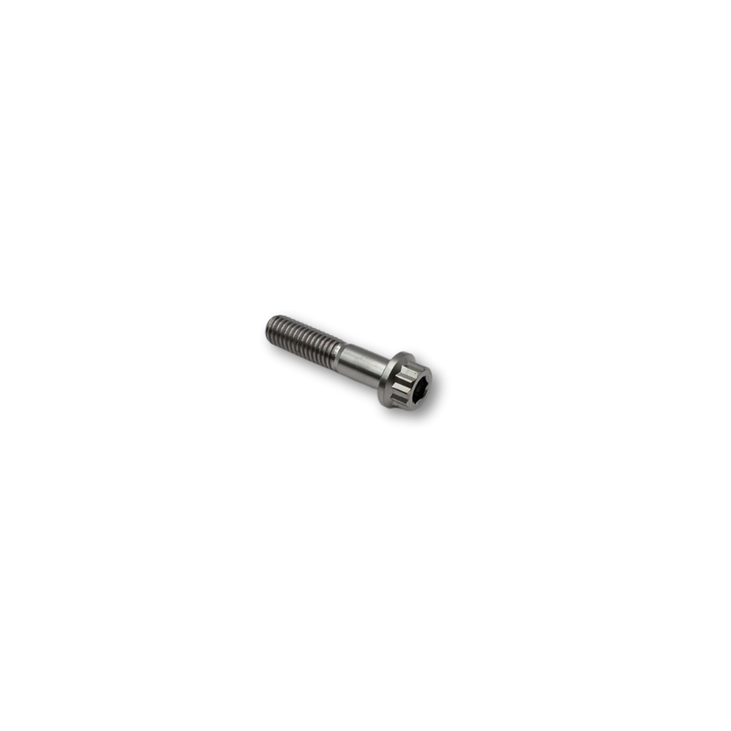 M8 x 35mm P1.25 Flanged Titanium Bolt 12 point - 10 A/F 15mm Shank