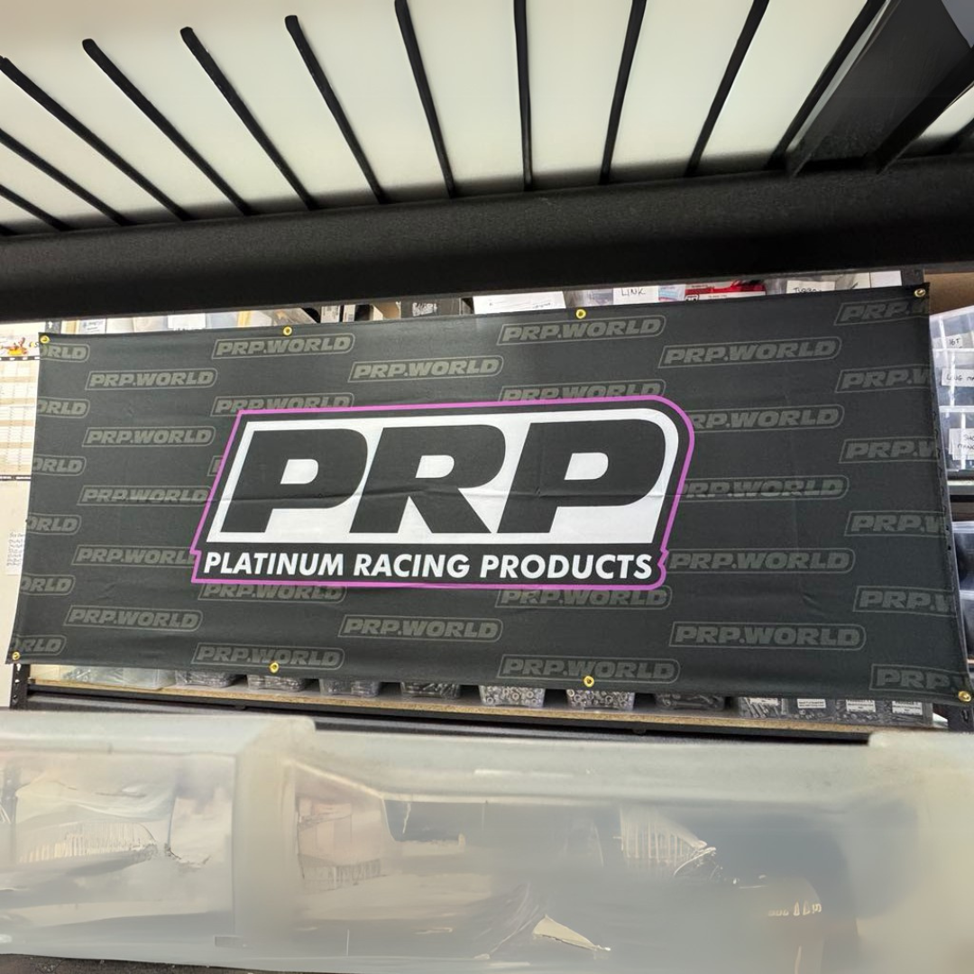 PRP Workshop Banner — Platinum Racing Products