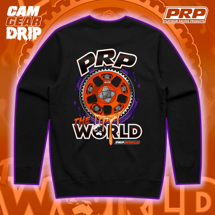 PRP Orange Cam Gear Drip Bone Crewneck