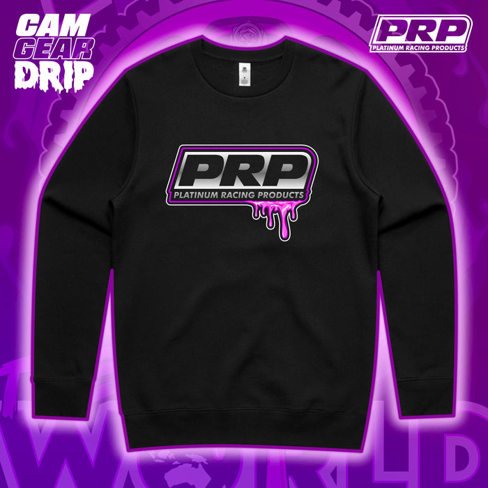 PRP Purple Cam Gear Drip Crewneck
