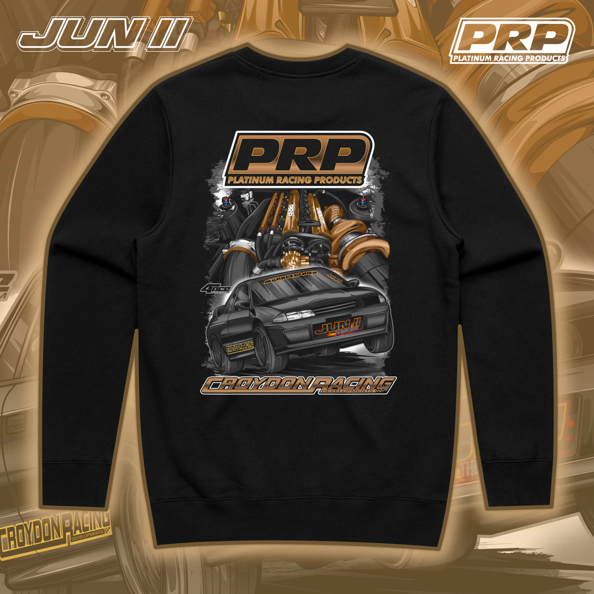PRP Limited Edition JUN II Crewneck — Platinum Racing Products