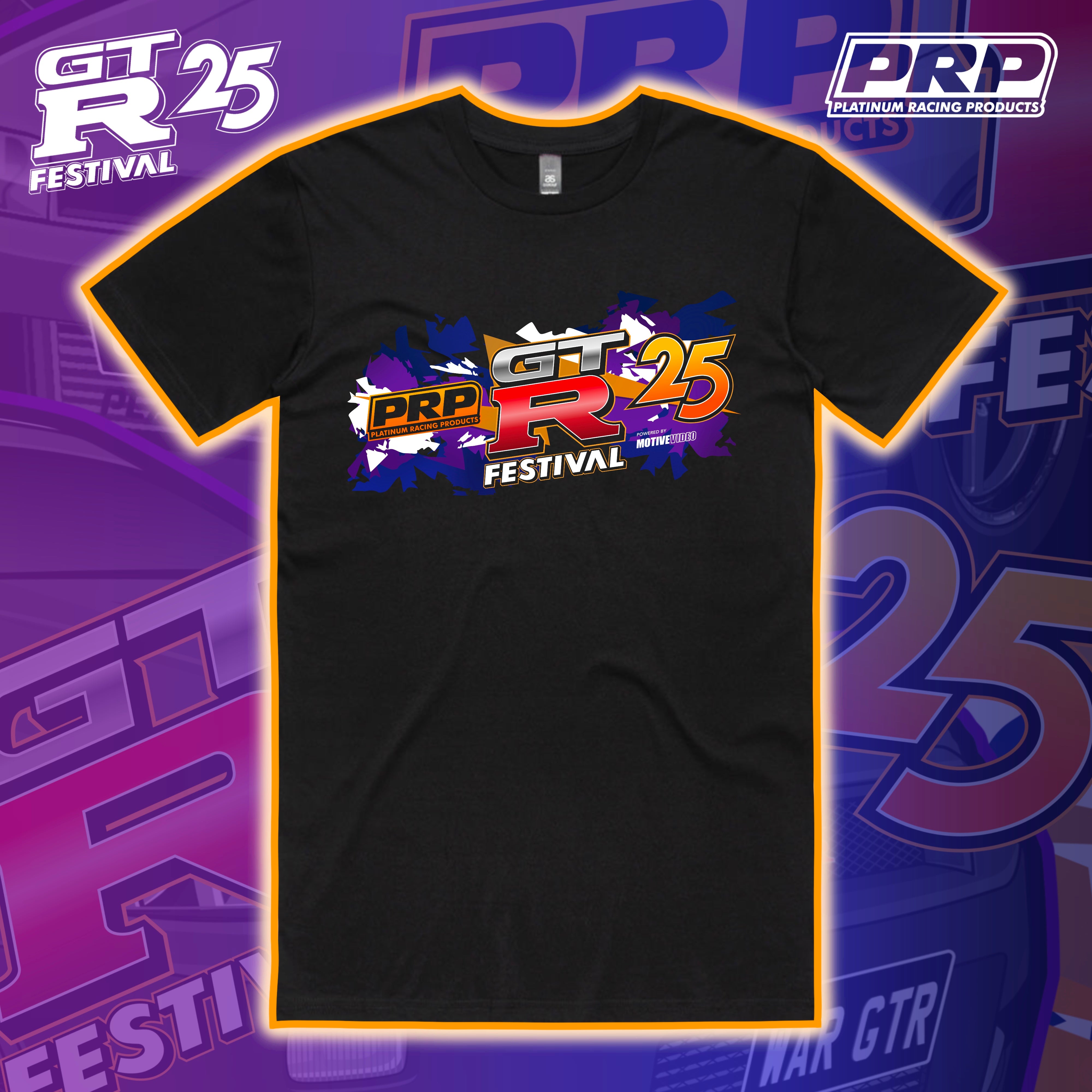 PRP Limited Edition 2025 GTR Festival Shirt — Platinum Racing Products