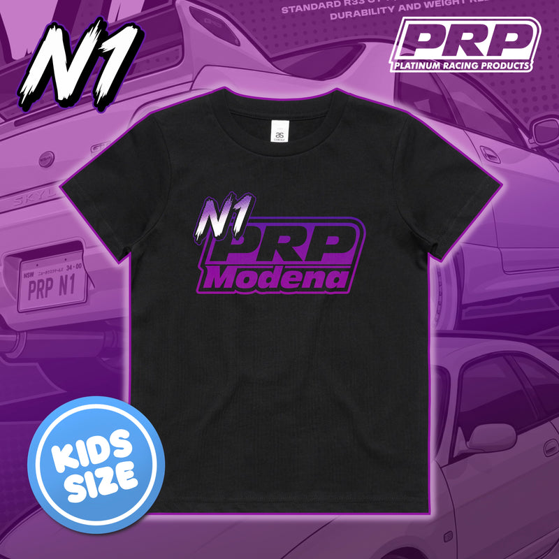 PRP N1 GT-R Black Kids Shirt