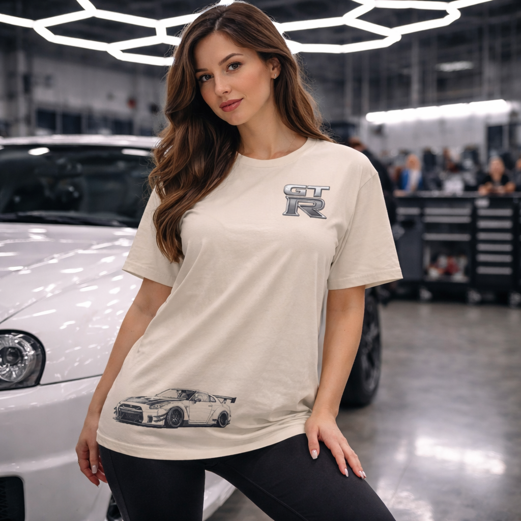 R35 GT-R - PRP Sketch Series Shirt — Platinum Racing Products
