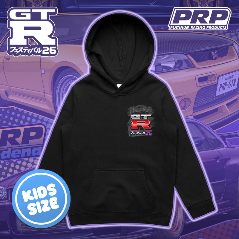 PRP GT-R Festival 2026 Black Kids Hoodie