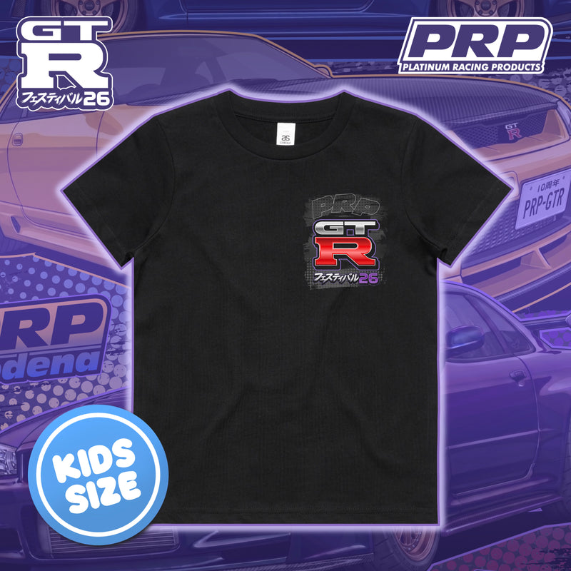 PRP GT-R Festival 2026 Black Kids Shirt