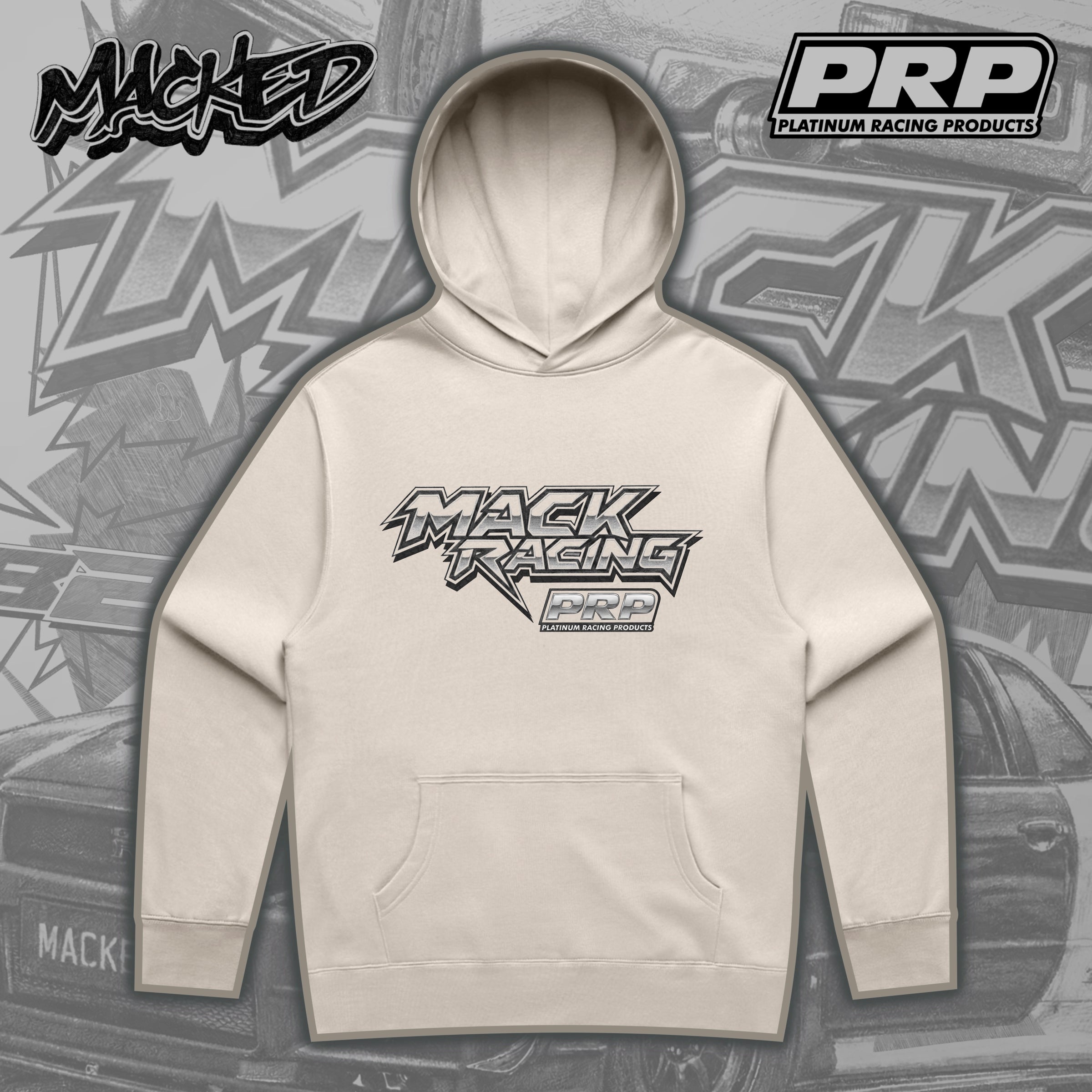 Macked Racing MACKED - PRP Sketch Series Hoodie — Platinum Racing Products