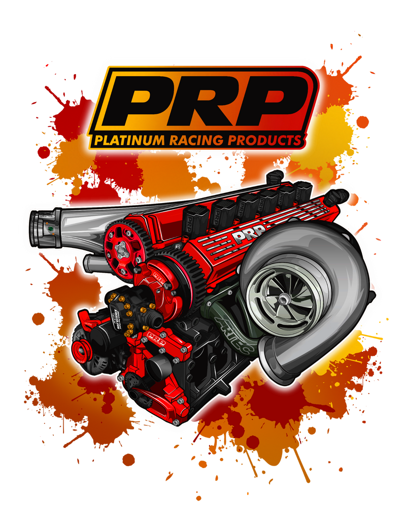 PRP RB Red Engine Sticker