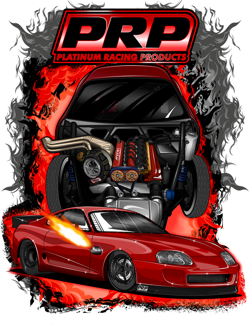PRP Red Supra Sticker