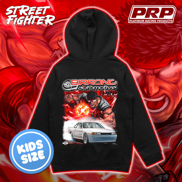 PRP Birrong 'Steet Fighter' Black Kids Hoodie