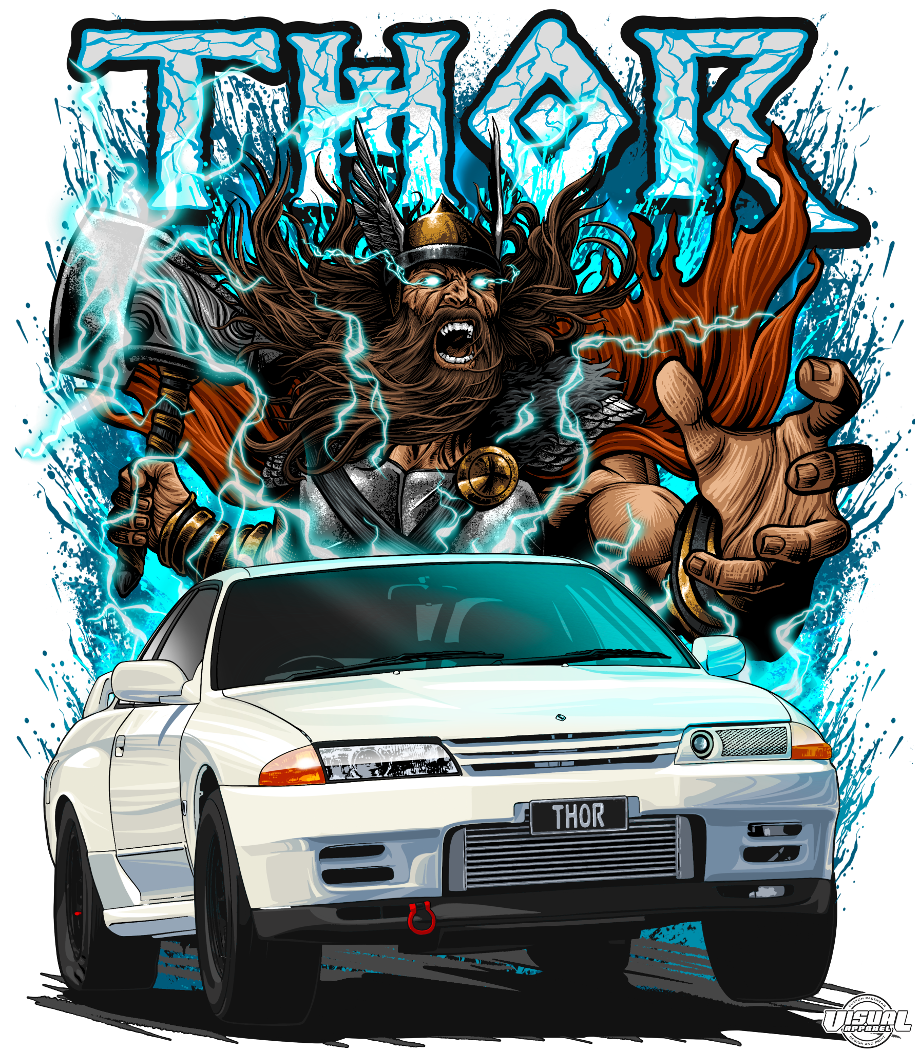 PRP Thor Sticker — Platinum Racing Products