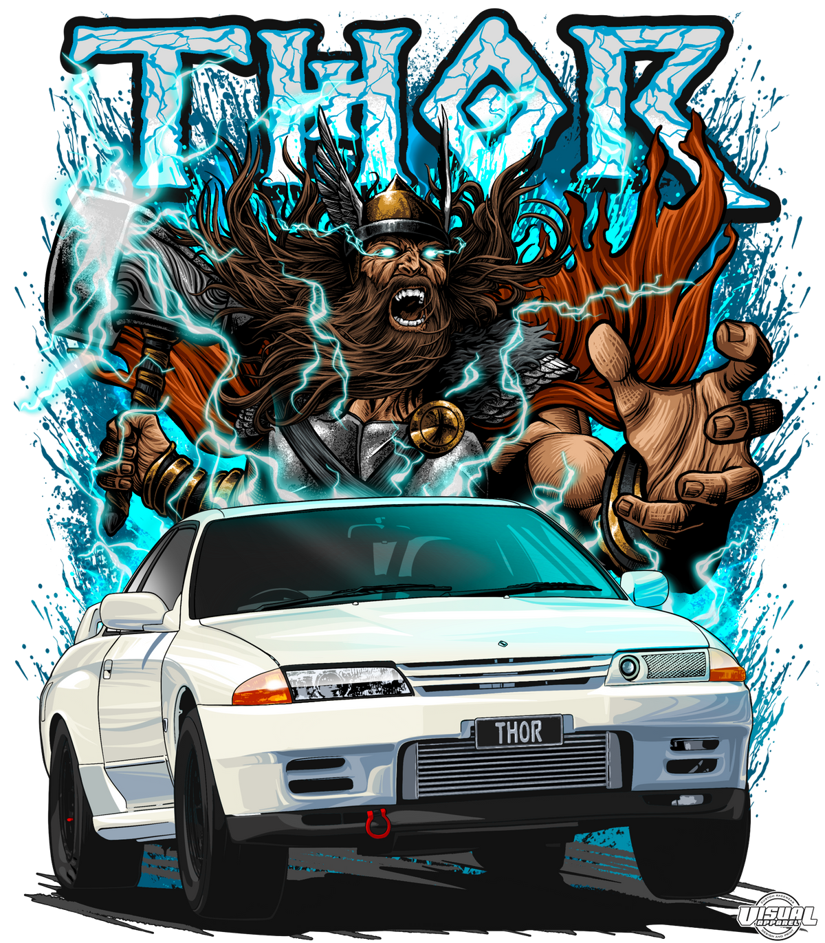 Pink Background Thor Racing PRP Thor Sticker — Platinum Racing Products