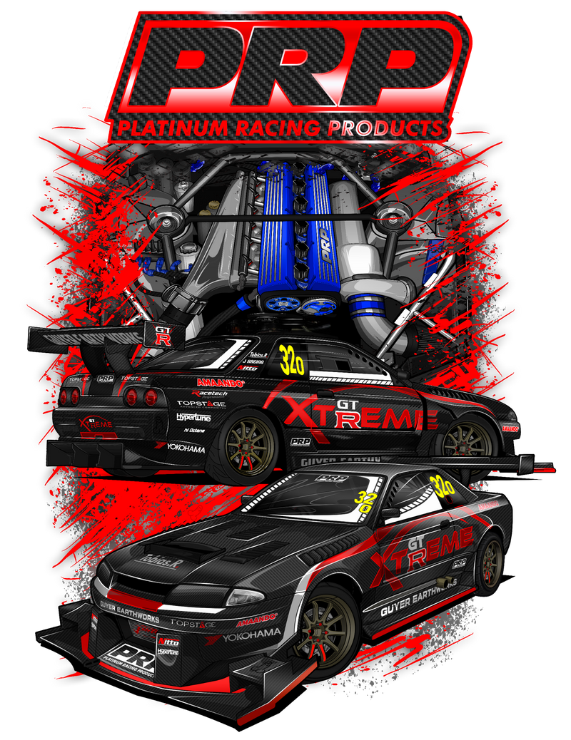 PRP Xtreme GTR Engine Sticker