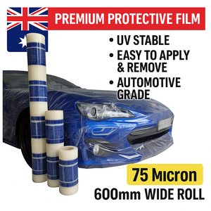 Temporary Car Protection Film 75 Mic Clear Wrap Roll 600mm – Paint & Surface Protection