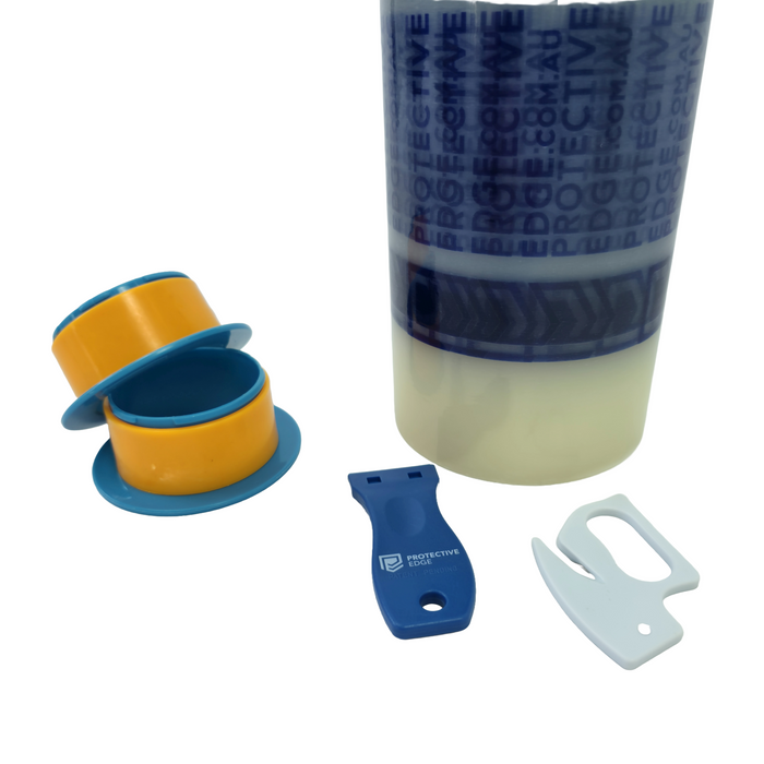 Safety Film Cutter & Scraper Including 5 Plastic Blades