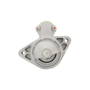 Car starter motor on a white background