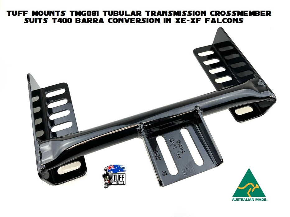 Tuff Mounts Tubular Transmission Crossmember suit BARRA Conversion XE-XF Falcon T350 - Powerglide