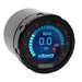 Turbo boost gauge with digital display on a white background