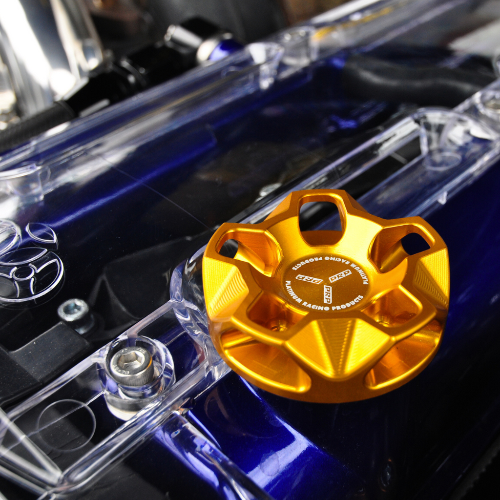 PRP Billet Oil Filler Cap - Toyota 1JZ/2JZ — Platinum Racing Products