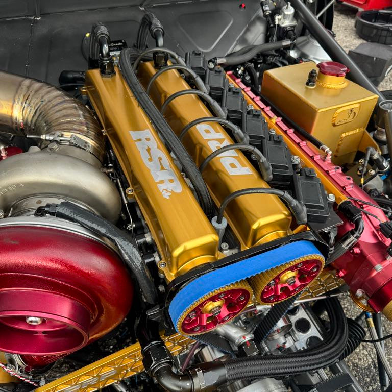 1JZ / 2JZ GTE Baffled Wet Sump Cam Covers — Platinum Racing Products