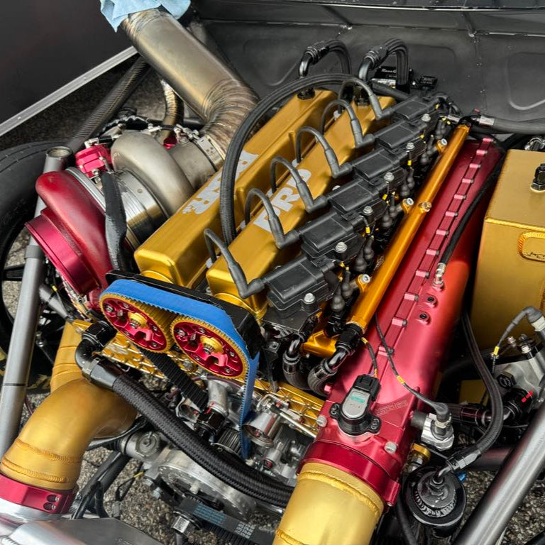 1JZ / 2JZ GTE Baffled Wet Sump Cam Covers — Platinum Racing Products