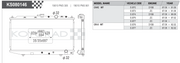 Koyorad KS080146 spec sheet — Honda Civic EF / CRX MT D15B ZC fitment and dimensions