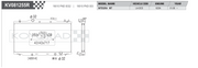 Koyorad KV081255R spec sheet — Honda Integra DC5 K20A MT