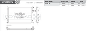 Koyorad KV322787N Performance Radiator - Ford Focus MT 5XXGC KXXGC dimensions diagram
