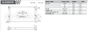 Koyorad KL032037R Performance Radiator - Mitsubishi ASX Lancer Evo X Outlander MT dimensions diagram