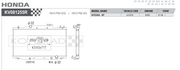 Koyorad KV081255R Performance Radiator - Honda Integra DC5 K20A MT dimensions diagram