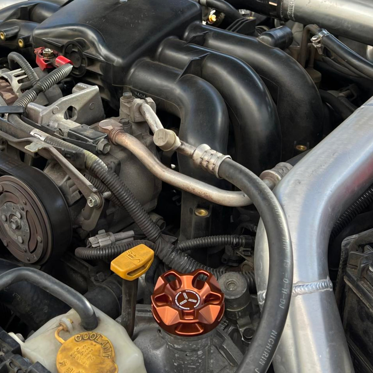 Subaru EZ30 EJ20 EJ25 Billet Oil Filler Cap — Platinum Racing Products