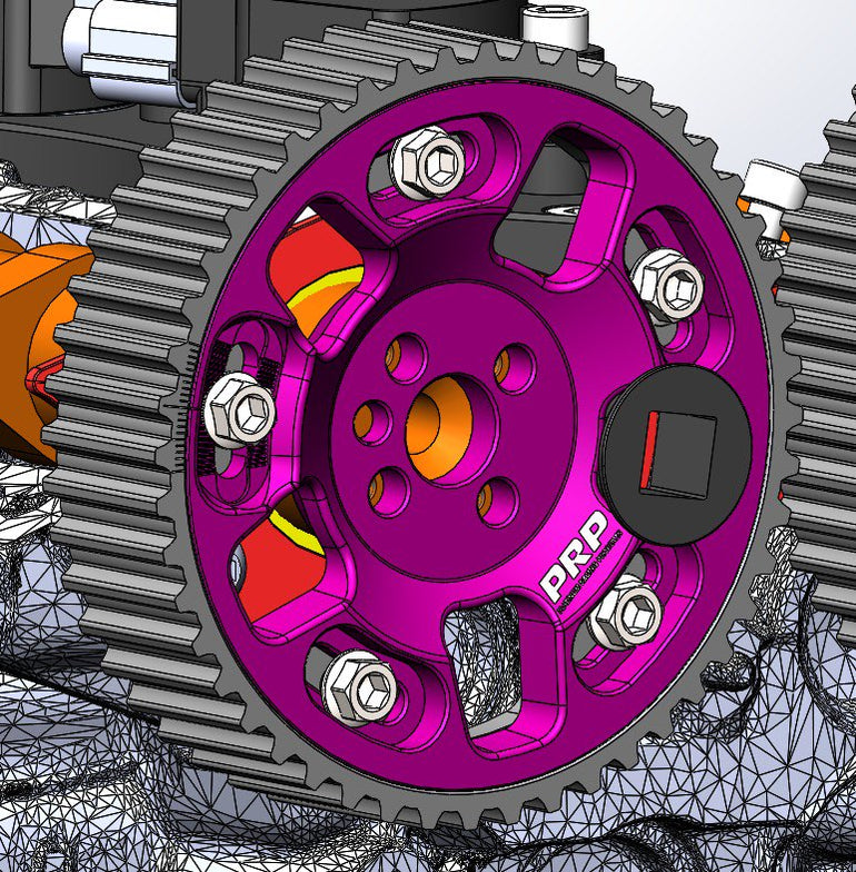PRP Timing Mark Backing Plate to suit Nissan RB26 — Platinum Racing ...