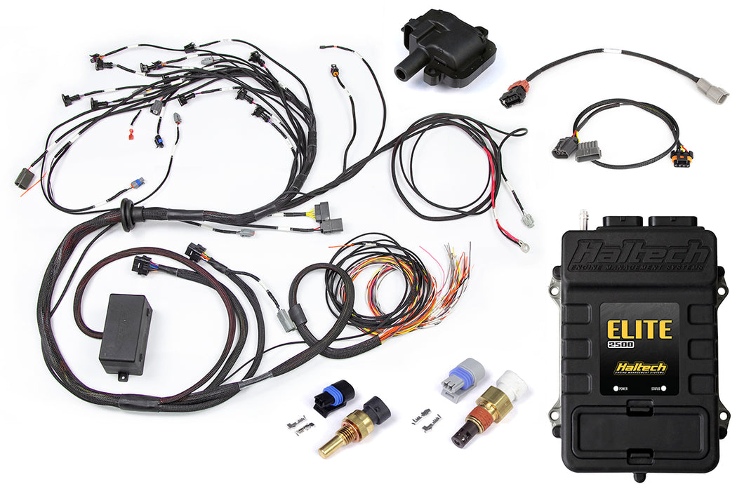 Elite 2500 + Terminated Harness Kit for Nissan RB30 Single Cam with LS1 Coil & CAS sub-harness HT-151311