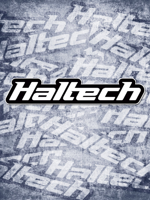 Haltech Logo Sticker Black and White HT-300111