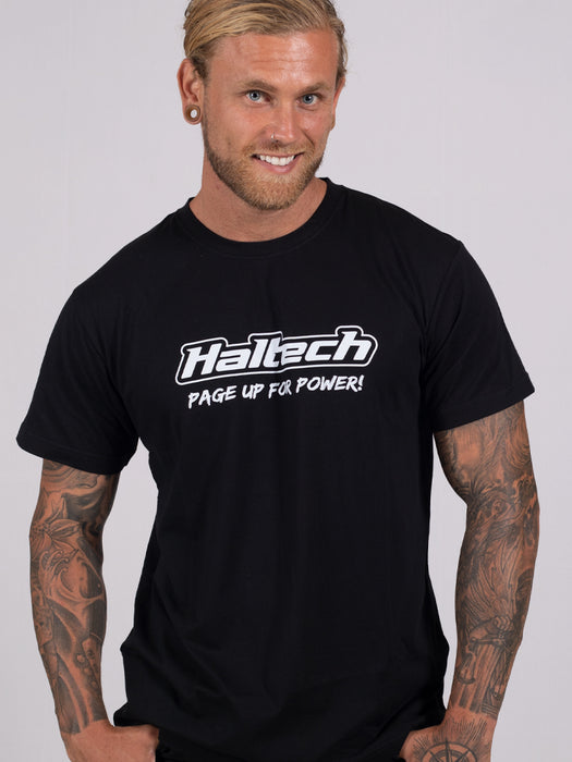 Haltech "Classic" T-Shirt Black HT-301640BS