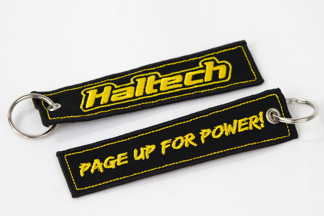 Haltech Fabric Keytag Black HT-309006