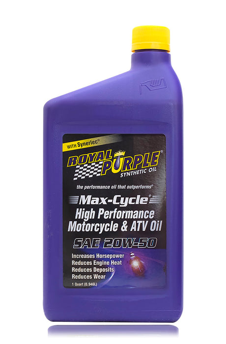 MAX CYCLE – SAE 20W-50 Synthetic Motorcycle Engine Oil - 946mL