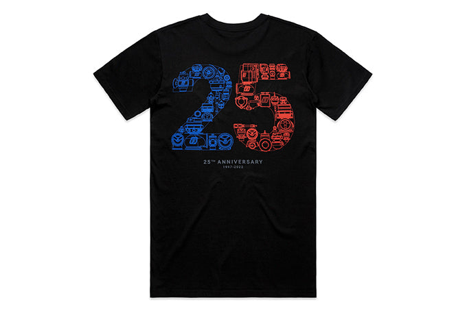 TS T-Shirt Black (25 Years) S TS-9003-1071