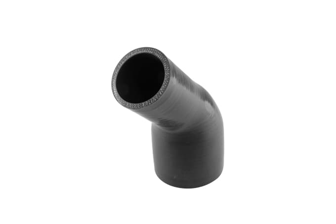 45 Reducer Elbow 2.00"-3.00" Black TS-HRE42030-BK